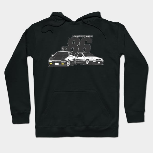 toyota trueno ae86 levin sticker Hoodie by HubsTEES93